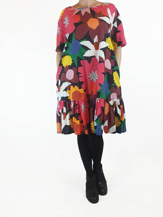 Gorman colourful flower print dress size 10 Gorman preloved second hand clothes 3