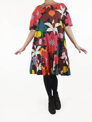 Gorman colourful flower print dress size 10 Gorman preloved second hand clothes 2