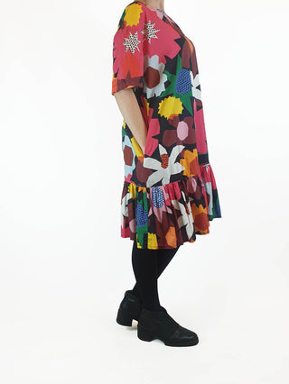 Gorman colourful flower print dress size 10 Gorman preloved second hand clothes 6