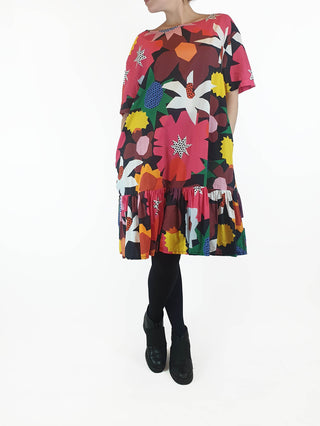 Gorman colourful flower print dress size 10 Gorman preloved second hand clothes 5