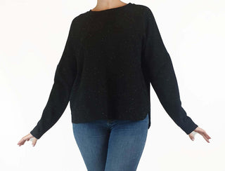 Seed black speckled jumper size S Seed preloved second hand clothes 1