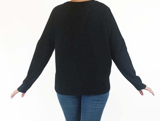 Seed black speckled jumper size S Seed preloved second hand clothes 7