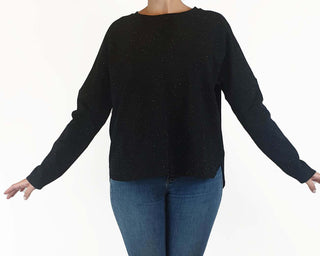 Seed black speckled jumper size S Seed preloved second hand clothes 2