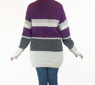 Country Road purple striped wool-alpaca knit jumper size S Country Road preloved second hand clothes 10