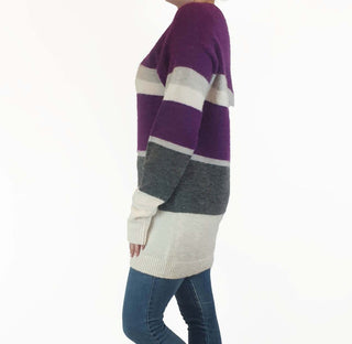 Country Road purple striped wool-alpaca knit jumper size S Country Road preloved second hand clothes 8