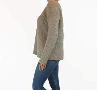 Uniqlo grey wool and alpaca mix jumper size S Uniqlo preloved second hand clothes 5