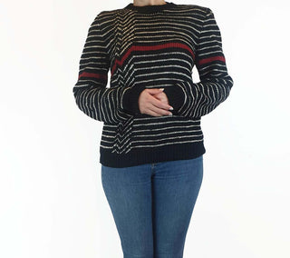 Handmade black and white striped jumper fits size 10 Unknown preloved second hand clothes 3