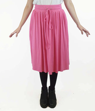 Jericho Road pink ribbed cotton skirt size 10 (as new with tags) Jericho Road preloved second hand clothes 1