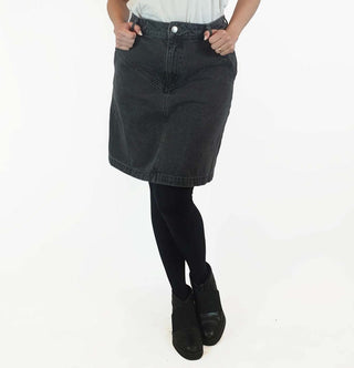 Gorman black denim skirt size 10 Gorman preloved second hand clothes 3