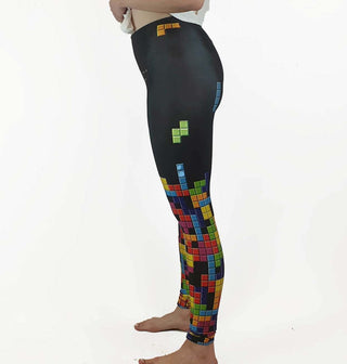 BlackMilk tetris print yoga / active pants size S BlackMilk preloved second hand clothes 5