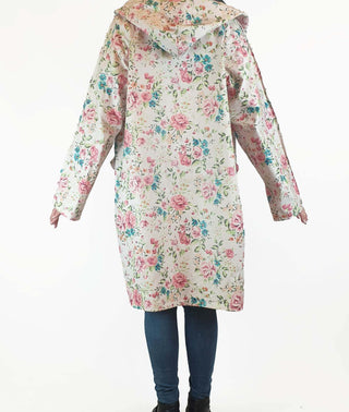 Agua Zero floral raincoat size S Agua Zero preloved second hand clothes 9