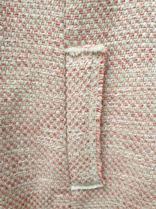 J.Jill red and white knit cotton jacket size M J.Jill preloved second hand clothes 11