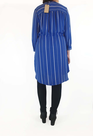 Selected Femme blue and white striped dress size 38 / AU 12 (as new with tags)