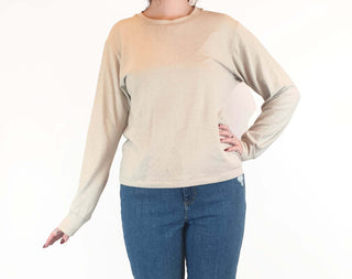 Uniqlo soft beige neutral jumper size M (best fits size 12)