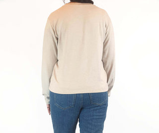 Uniqlo soft beige neutral jumper size M (best fits size 12)