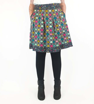 Made590 colourful print skirt size L, best fits 12-14 Made590 preloved second hand clothes 3