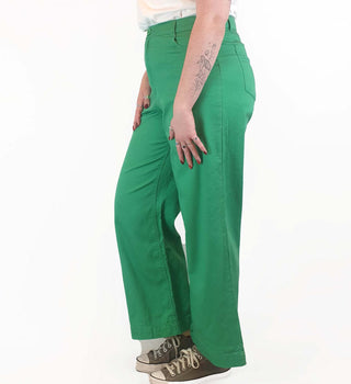 Princess Highway green jeans size 14, best fits 12-14 Princess Highway preloved second hand clothes 6