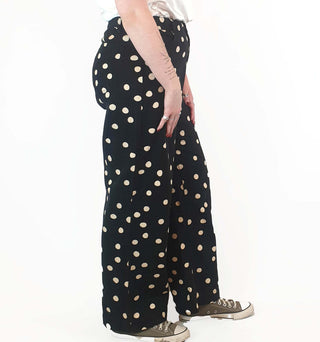 Princess Highway black polka dot jeans size 14, best fits 12-14 Princess Highway preloved second hand clothes 5