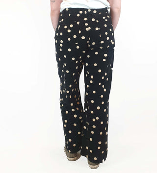 Princess Highway black polka dot jeans size 14, best fits 12-14 Princess Highway preloved second hand clothes 7