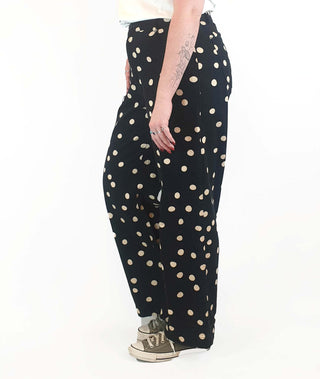 Princess Highway black polka dot jeans size 14, best fits 12-14 Princess Highway preloved second hand clothes 6