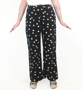 Princess Highway black polka dot jeans size 14, best fits 12-14 Princess Highway preloved second hand clothes 3