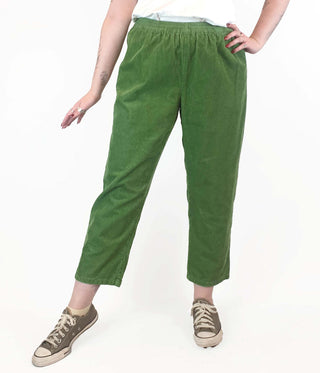 Lucy & Yak green cord pants size M Lucy & Yak preloved second hand clothes 1