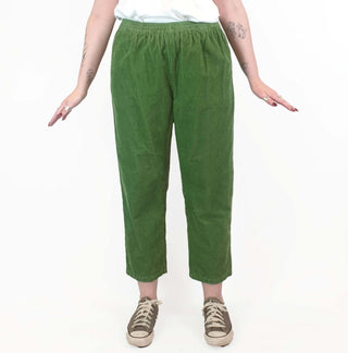 Lucy & Yak green cord pants size M Lucy & Yak preloved second hand clothes 4