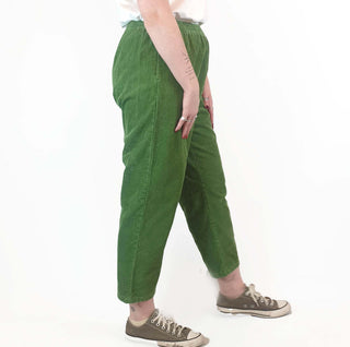 Lucy & Yak green cord pants size M Lucy & Yak preloved second hand clothes 5