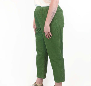 Lucy & Yak green cord pants size M Lucy & Yak preloved second hand clothes 6