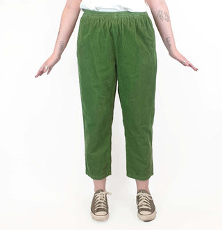 Lucy & Yak green cord pants size M Lucy & Yak preloved second hand clothes 2