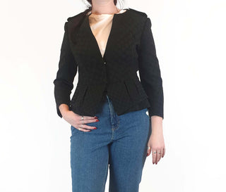 Karen Millen black formal / work jacket size UK 14 Karen Millen preloved second hand clothes 4