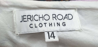 Jericho Road purple wombat print dress size 14 Jericho Road preloved second hand clothes 9