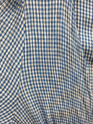 Oysho blue and white gingham half sleeve dress size M Oysho preloved second hand clothes 9