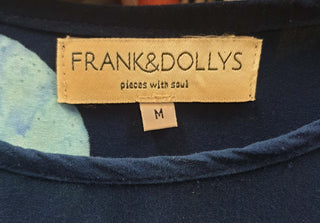 Frank & Dolly's navy dress with large blue polka dots size M Frank & Dolly's preloved second hand clothes 8