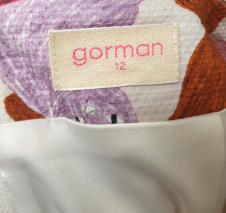 Gorman cat print mini skirt size 12 Gorman preloved second hand clothes 5