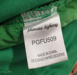 Princess Highway green jeans size 14, best fits 12-14 Princess Highway preloved second hand clothes 9