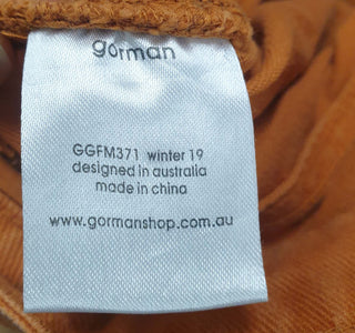 Gorman orange straight leg jeans size 14, best fits size 12-14 Gorman preloved second hand clothes 8