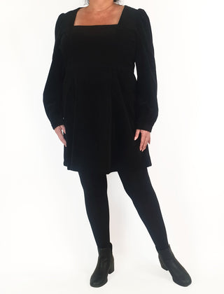 Princess Highway black velvet long sleeve dress size 18