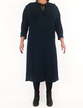 Uniqlo deep teal long sleeve maxi dress size XL Uniqlo preloved second hand clothes 4