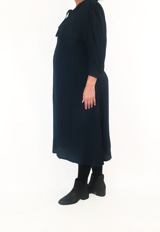 Uniqlo deep teal long sleeve maxi dress size XL Uniqlo preloved second hand clothes 5