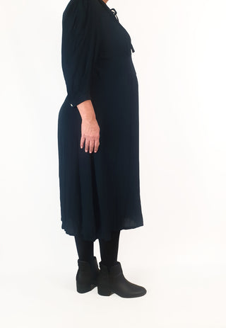 Uniqlo deep teal long sleeve maxi dress size XL Uniqlo preloved second hand clothes 6