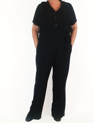 Kholo black jumpsuit size 20 (best fits size 16 - 18) Kholo preloved second hand clothes 4