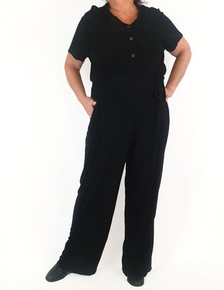 Kholo black jumpsuit size 20 (best fits size 16 - 18) Kholo preloved second hand clothes 2