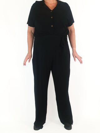 Kholo black jumpsuit size 20 (best fits size 16 - 18) Kholo preloved second hand clothes 3