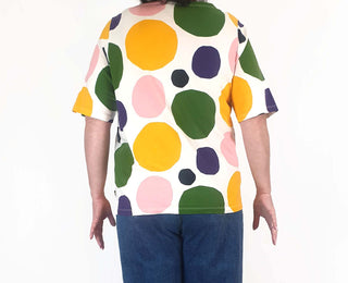 Uniqlo x Marimekko colourful polka dot tee shirt size XL Uniqlo preloved second hand clothes 7