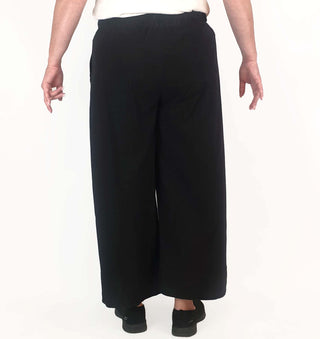 Tirelli black wide leg pants size XL