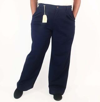 SÜK Workwear navy slim pant size 18