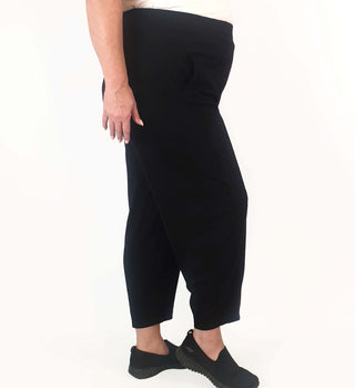 Tirelli black lounge style pants size XL Tirelli preloved second hand clothes 4