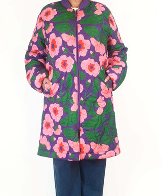 Gorman wild roses quilted coat size 18 Gorman preloved second hand clothes 3