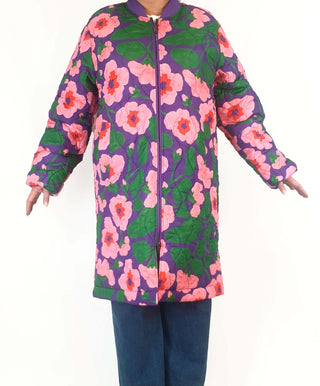 Gorman wild roses quilted coat size 18 Gorman preloved second hand clothes 2